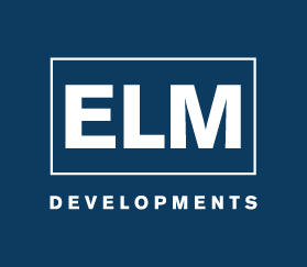 Elm Developments logo, the developer behind Weber Yards